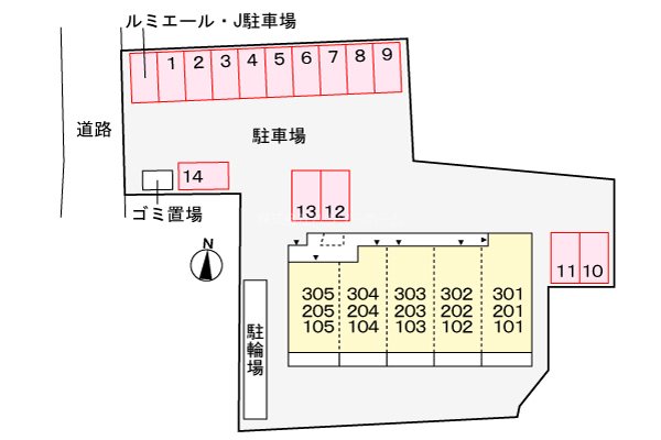 グランウエスト・Ｊ 駐車場