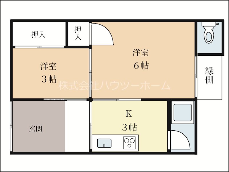 グリーンハイツ宇治 間取り