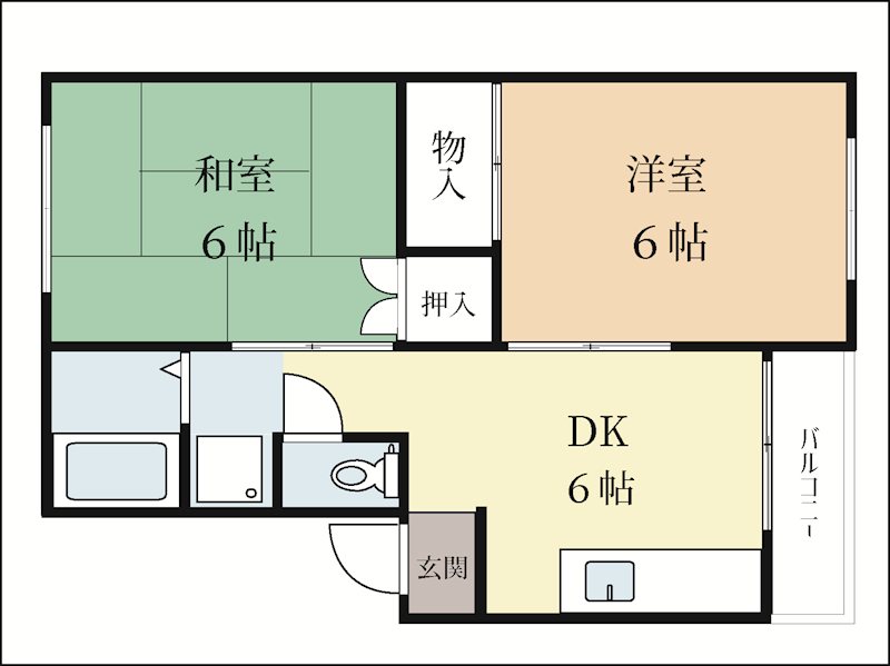 ハイツ平成 間取り