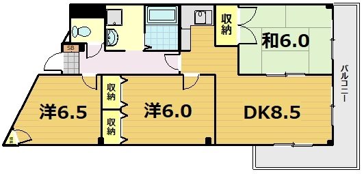 ビラ・クレール 間取り