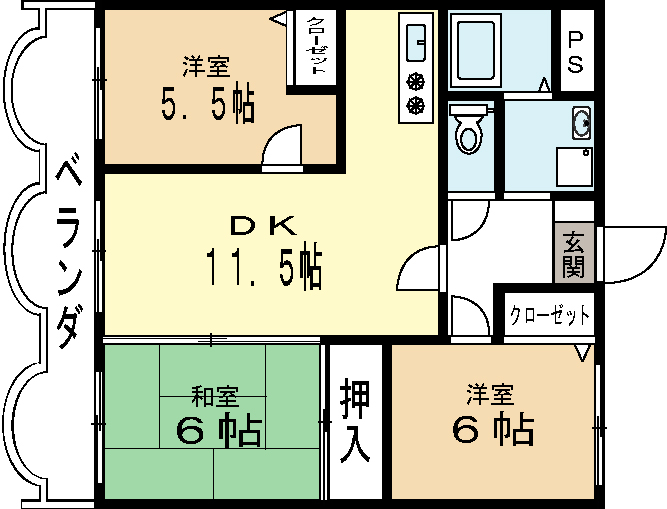 ケイズガーデン鍛治塚 間取り