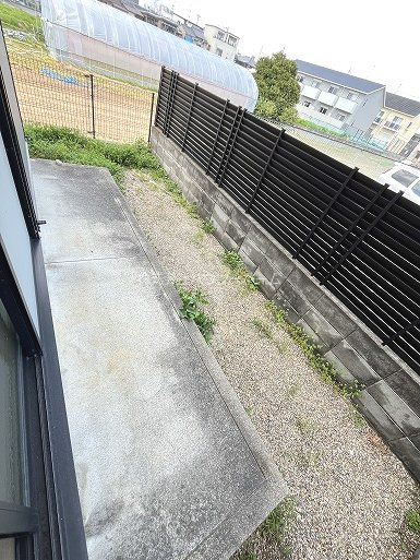 ハイカムールみず ベランダ