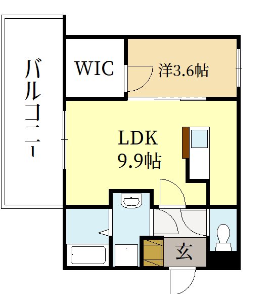 仮称）一乗寺北大丸町計画 間取り