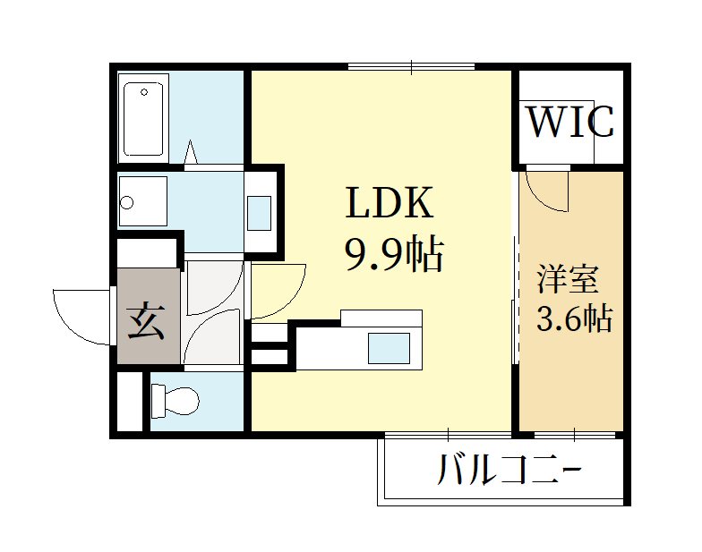 仮称）一乗寺北大丸町計画 間取り