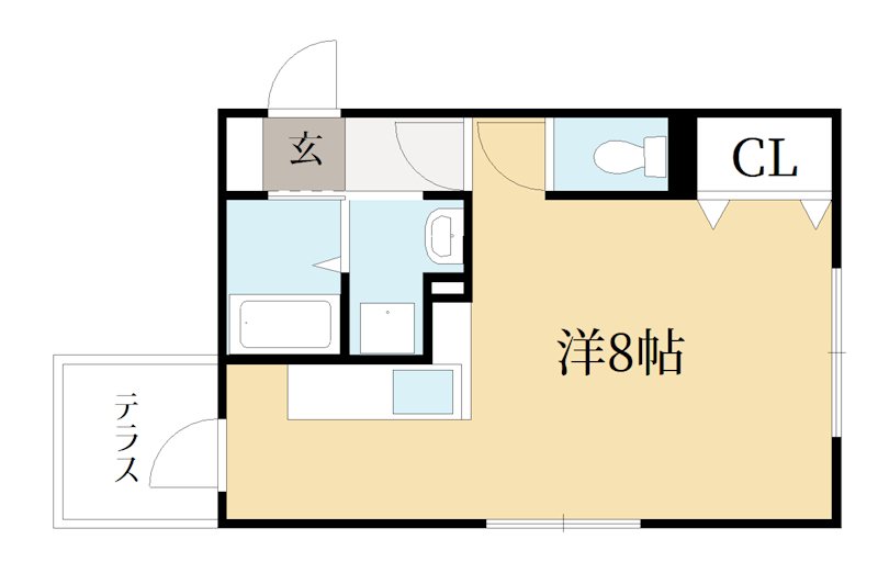 仮称）一乗寺北大丸町計画 間取り
