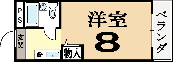 宮崎マンションⅡ 間取り