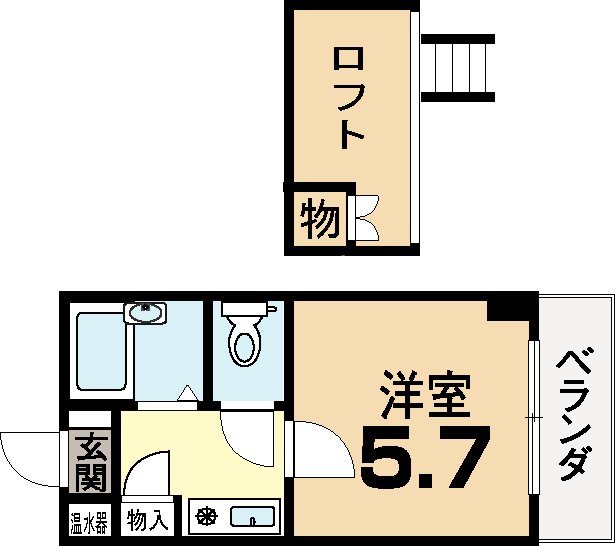 プレアール富野荘 間取り