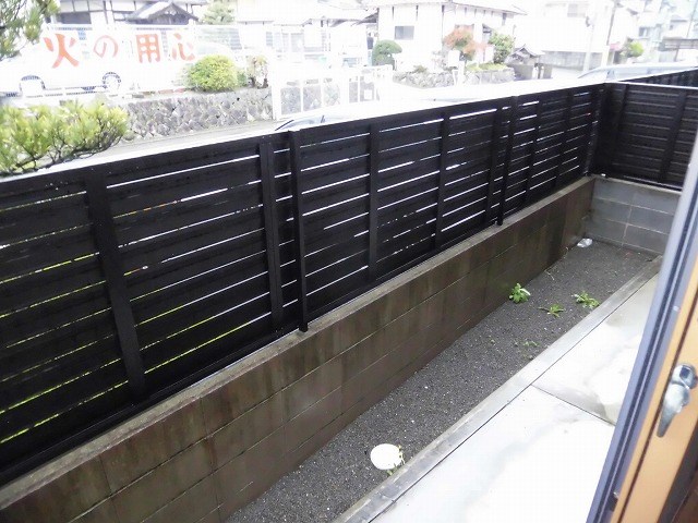 アソシエ一乗寺 ベランダ