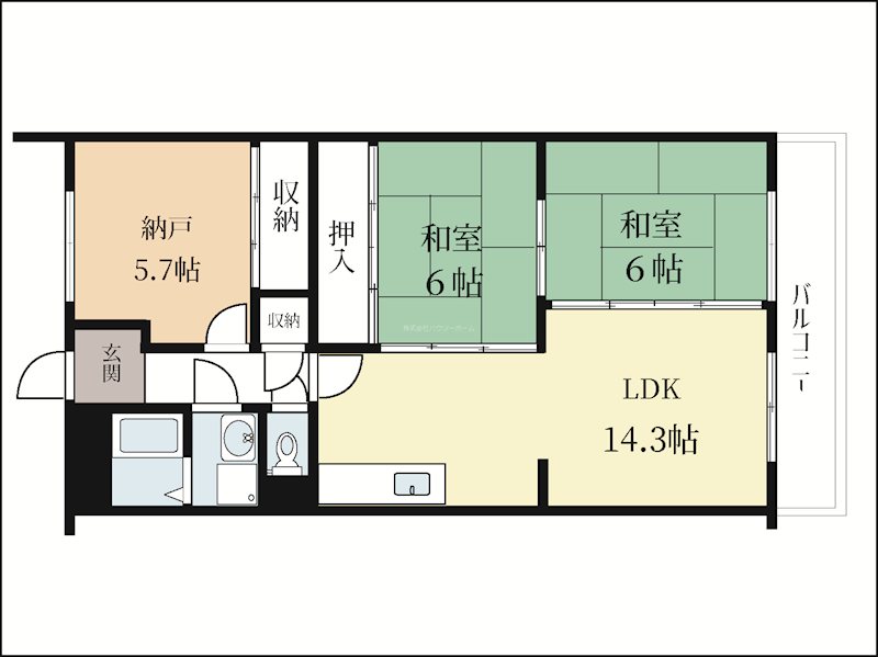 宇治大久保コープ 間取り