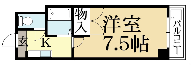 アミティ北白川 間取り