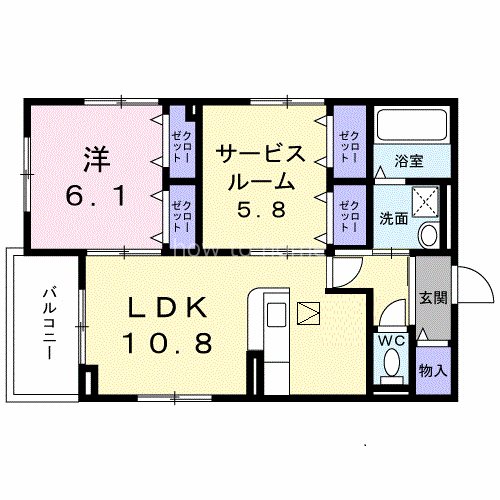 ＫＢ．メゾングレイス 間取り