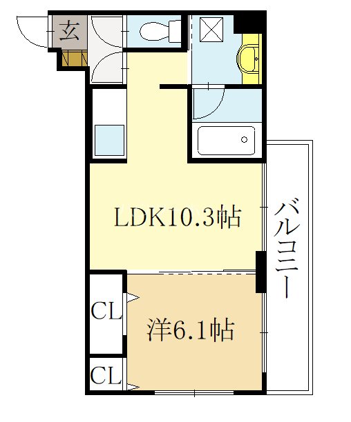 ヴェリタス黄檗Ⅰ 間取り