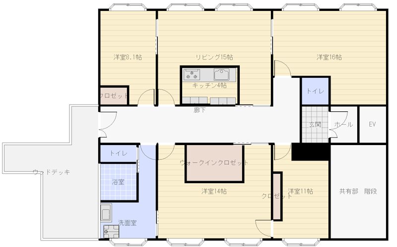 葵橋住宅 間取り