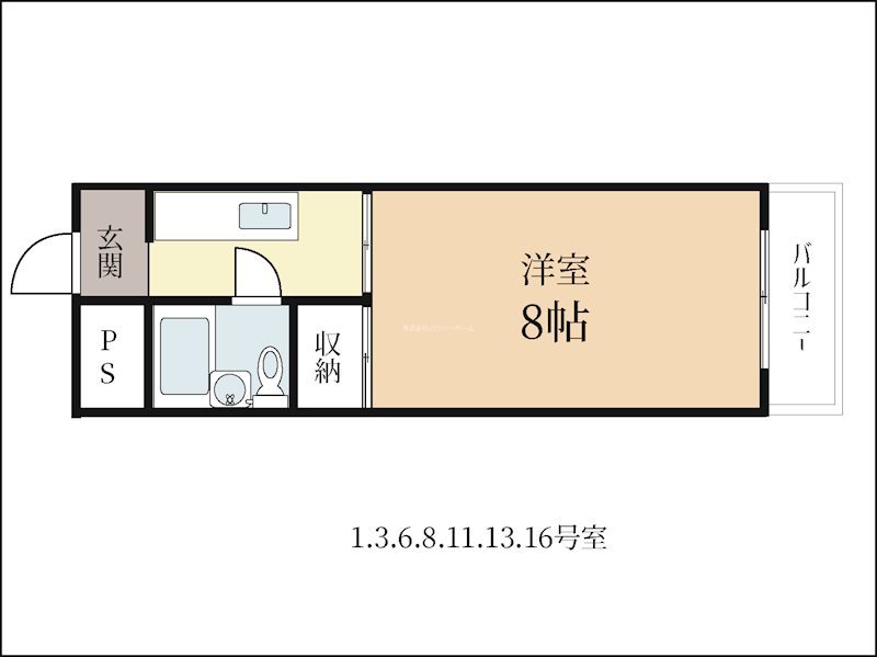 フレンズ墨染 間取り