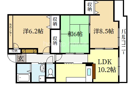 グレース松ヶ崎 間取り