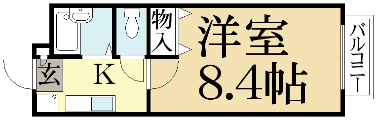 サンフローラ宝ヶ池 間取り