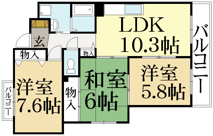 ソフィスタ洛北 間取り