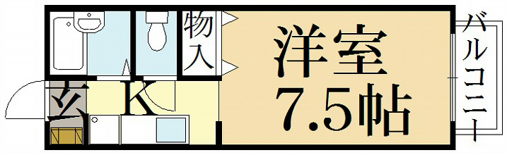 ルミエール松ヶ崎 間取り