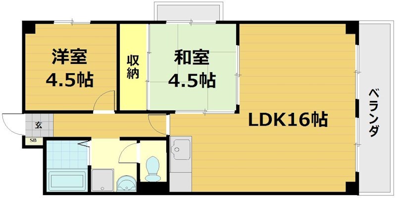 メゾン山幸 間取り