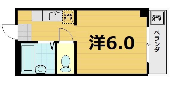 伏見上野ハイツ 間取り