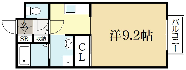 クレールヴィル六ノ坪 間取り