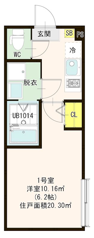 ハーモニーテラス千住緑町Ⅱ 間取り