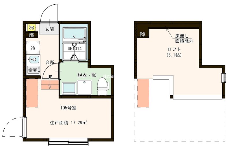 MoonStar KANAMACHI 間取り
