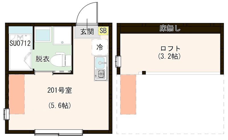 SKフェリス金町 間取り