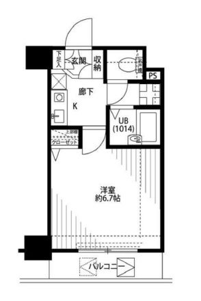 プレール・ドゥーク住吉 間取り