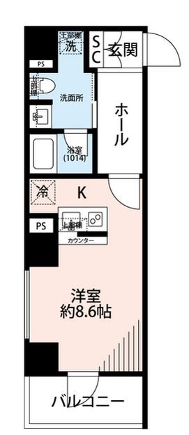 プレール・ドゥーク日本橋浜町 間取り