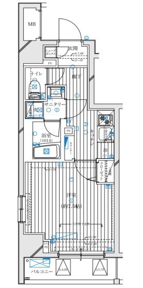 ライズコート住吉 間取り