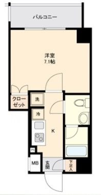 ヴァローレクオリタ清澄白河 間取り