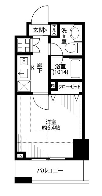 プレール・ドゥーク東京EASTⅣRiverSide 間取り