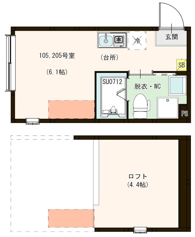 セレーネエステート千住曙 間取り
