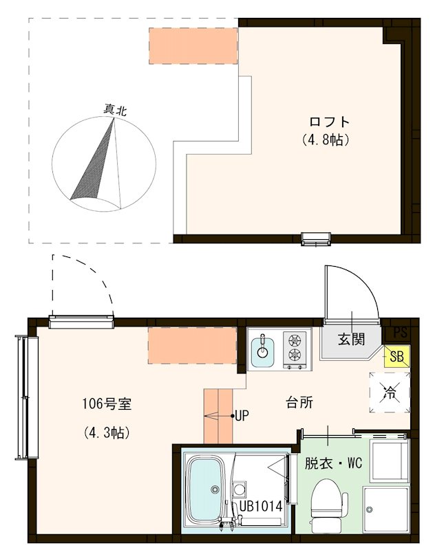 ハーモニーテラス青井XI 間取り