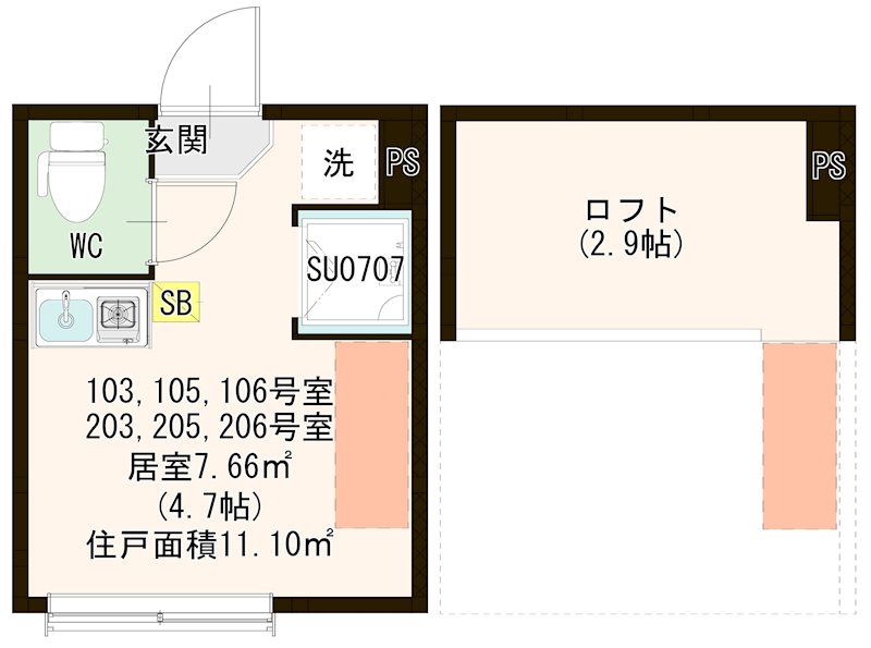 桜テラス荒川 間取り