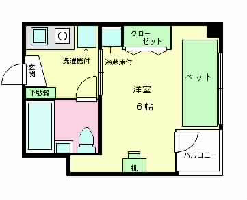 コスモカラホリＬＯＦＴ 間取り