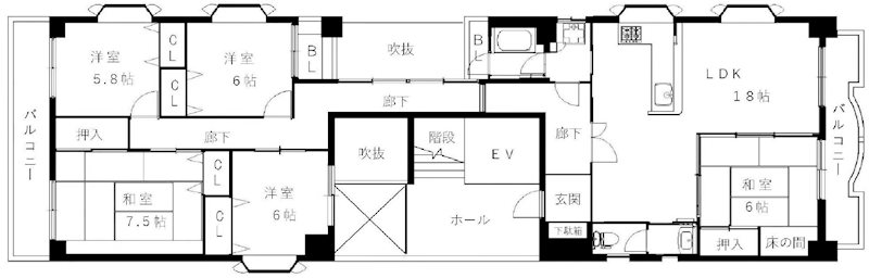 ロイヤルハセガワ 間取り