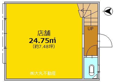 青井３丁目狩野店舗 間取り