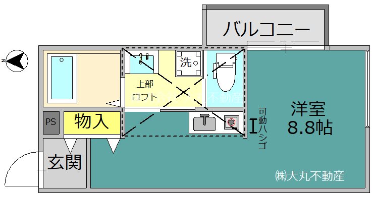 ミリオンハイツ綾瀬　Ｂ棟 間取り