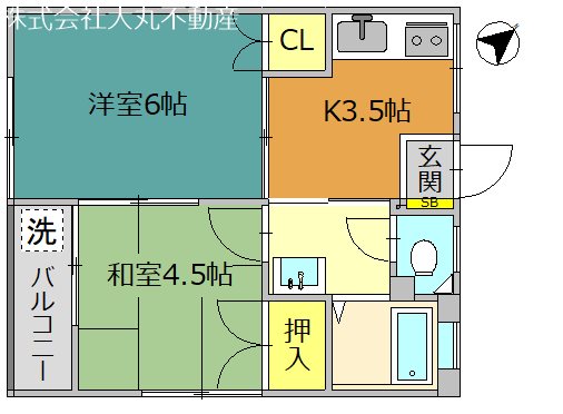 東綾瀬コーポ 間取り