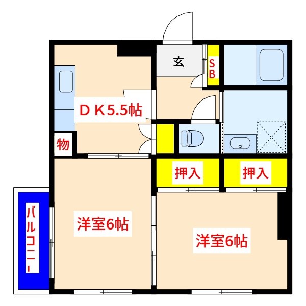 エクシード中央 間取り