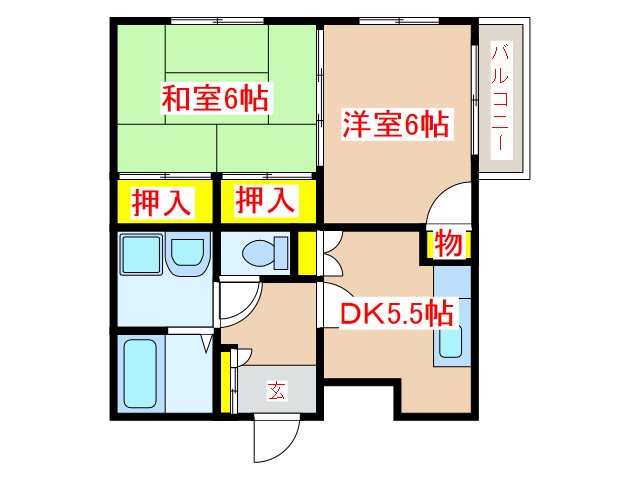 エクシード中央 間取り