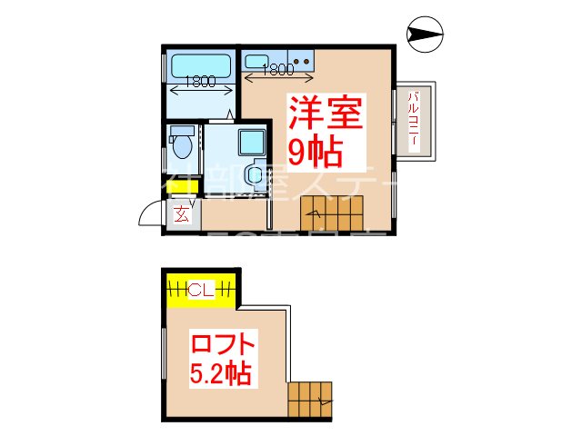 G.URBANO 間取り