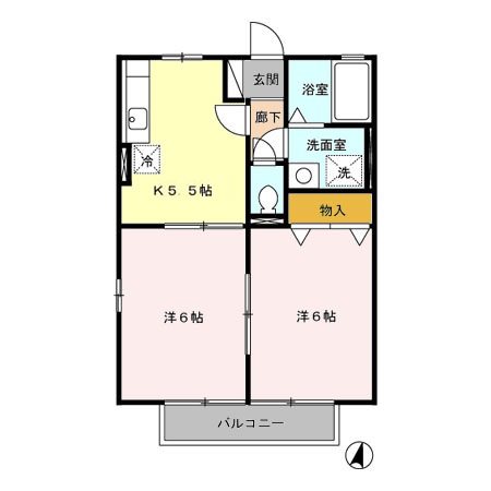 パストラーレ  間取り