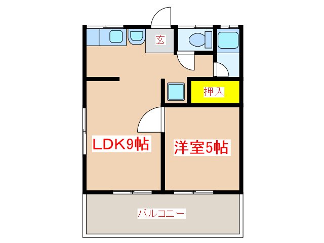 クレッセルⅢ 間取り