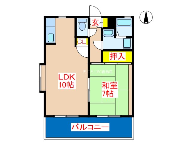 鹿児島県霧島市国分中央５丁目 間取り