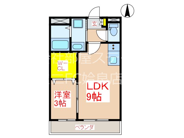 鹿児島県姶良市東餅田 間取り