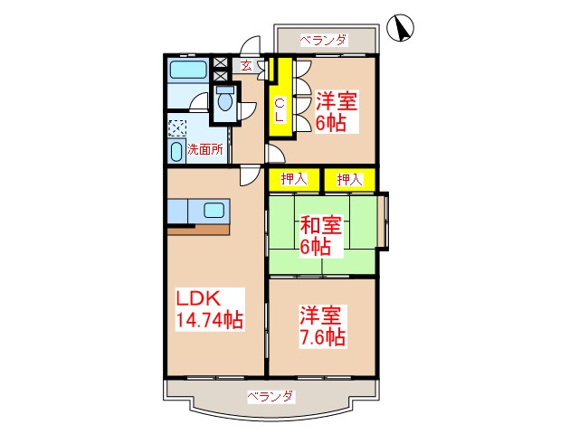 第3向井ビル 間取り