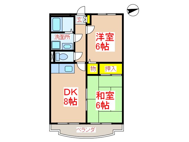 サンライズ桜台 間取り